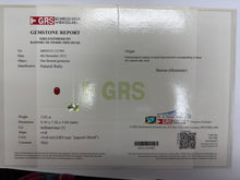 Muat gambar ke penampil Galeri, 3 Carats Natural Burmese Ruby and Diamond Ring
