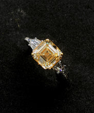 将图片加载到图库查看器，Natural Yellow Diamond Ring

