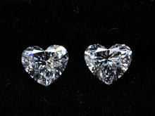 將圖片載入圖庫檢視器 Pair of Heart shape Natural Diamonds 0.71cts/0.71cts, GIA certified
