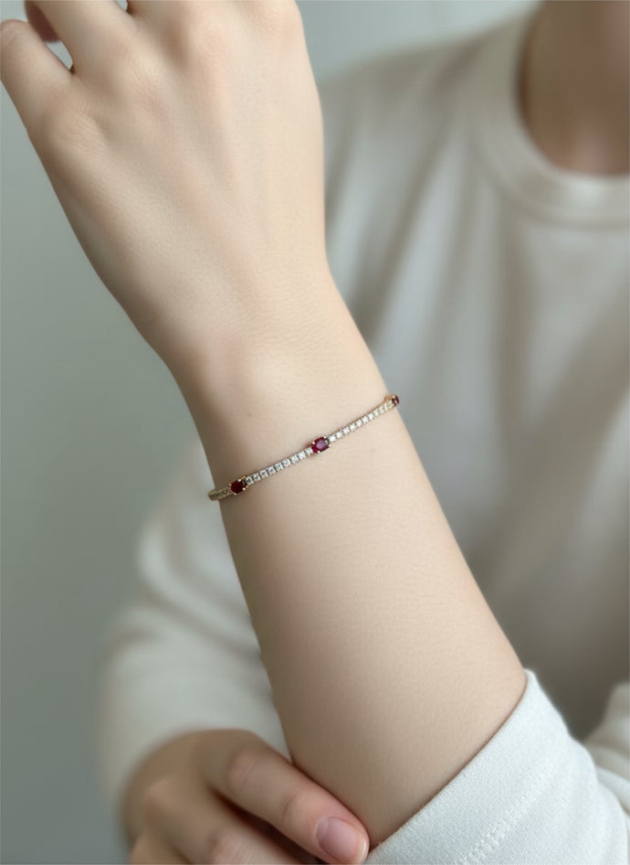 Natural Ruby Bracelet