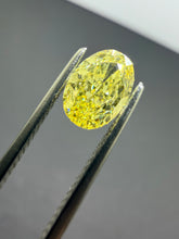 Muat gambar ke penampil Galeri, 61/21 Natural Fancy Intensive Kuning 1,02 karat
