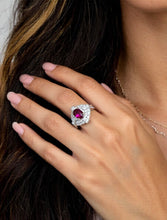 將圖片載入圖庫檢視器 Burmese Ruby &amp; Diamond Ring
