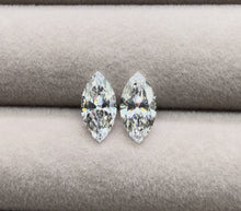 將影片載入圖庫檢視器並播放，Matching Pair of Marquis Natural Diamonds 1.01cts/1.02cts
